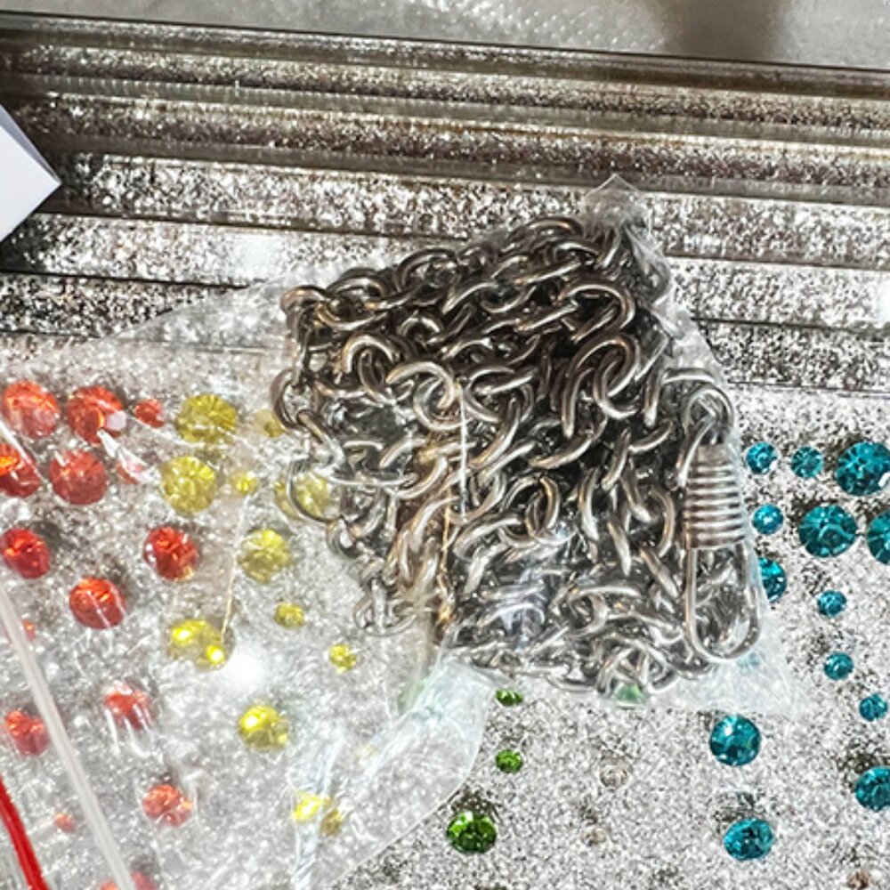 Kurt Geiger | London Multicolored Crystals Clutch  - NIB/NWT - Picture 8 of 10